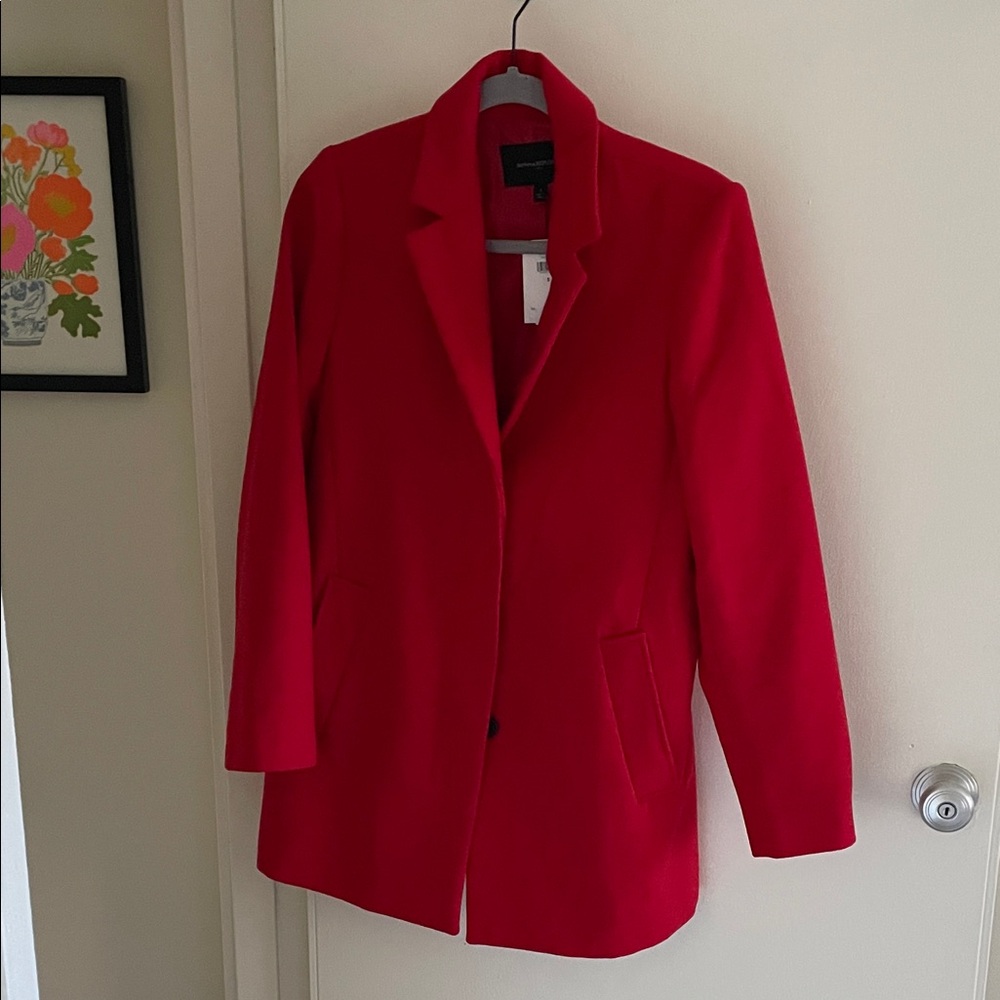Banana Republic Vibrant Red Blazer
